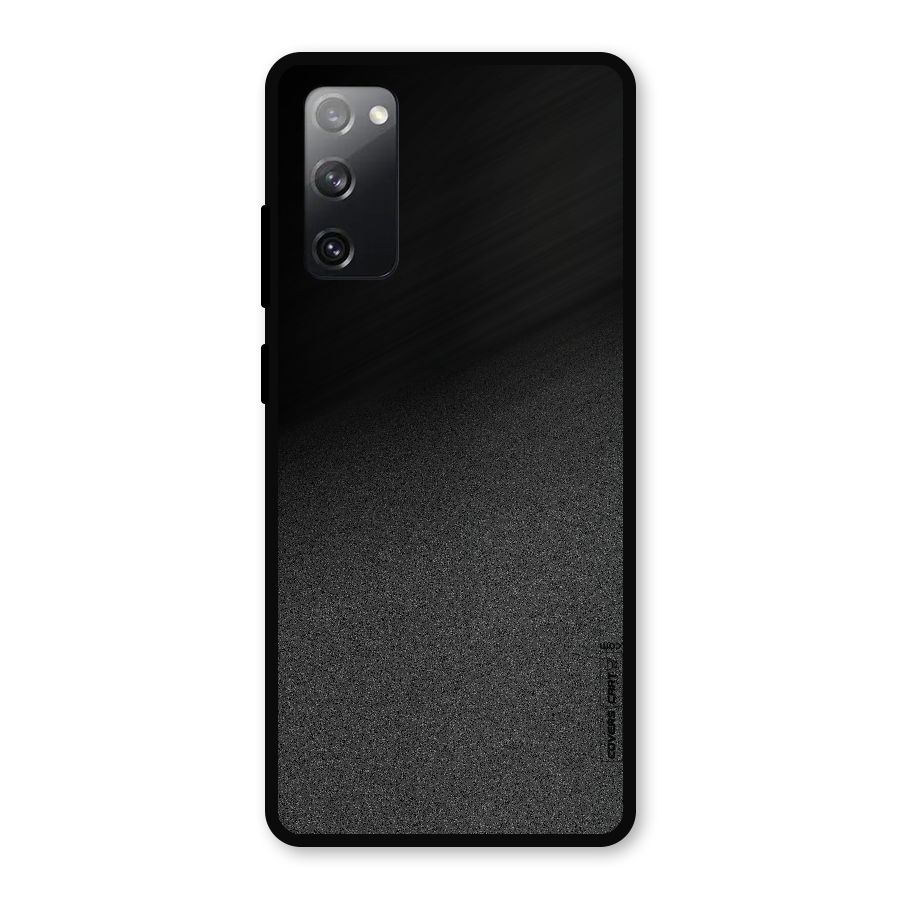 Black Grey Noise Fusion Metal Back Case for Galaxy S20 FE 5G