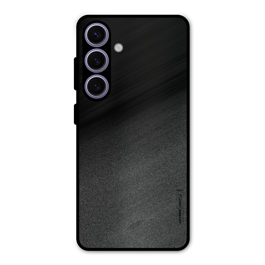 Black Grey Noise Fusion Metal Back Case for Galaxy S24