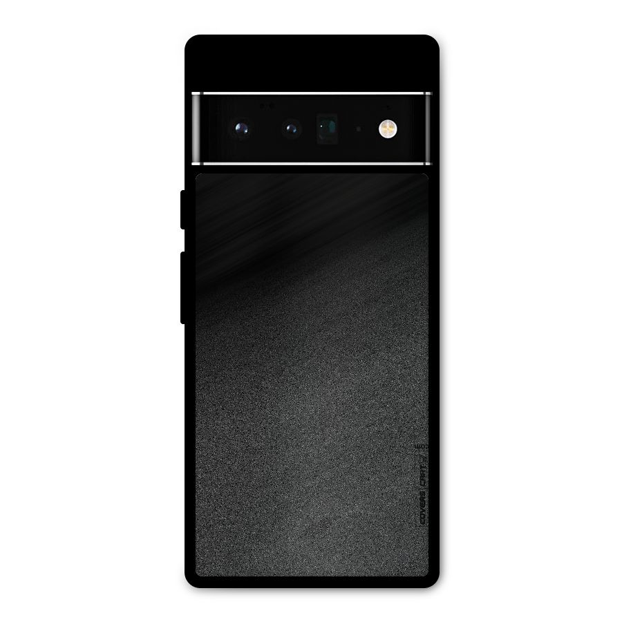 Black Grey Noise Fusion Metal Back Case for Google Pixel 6 Pro