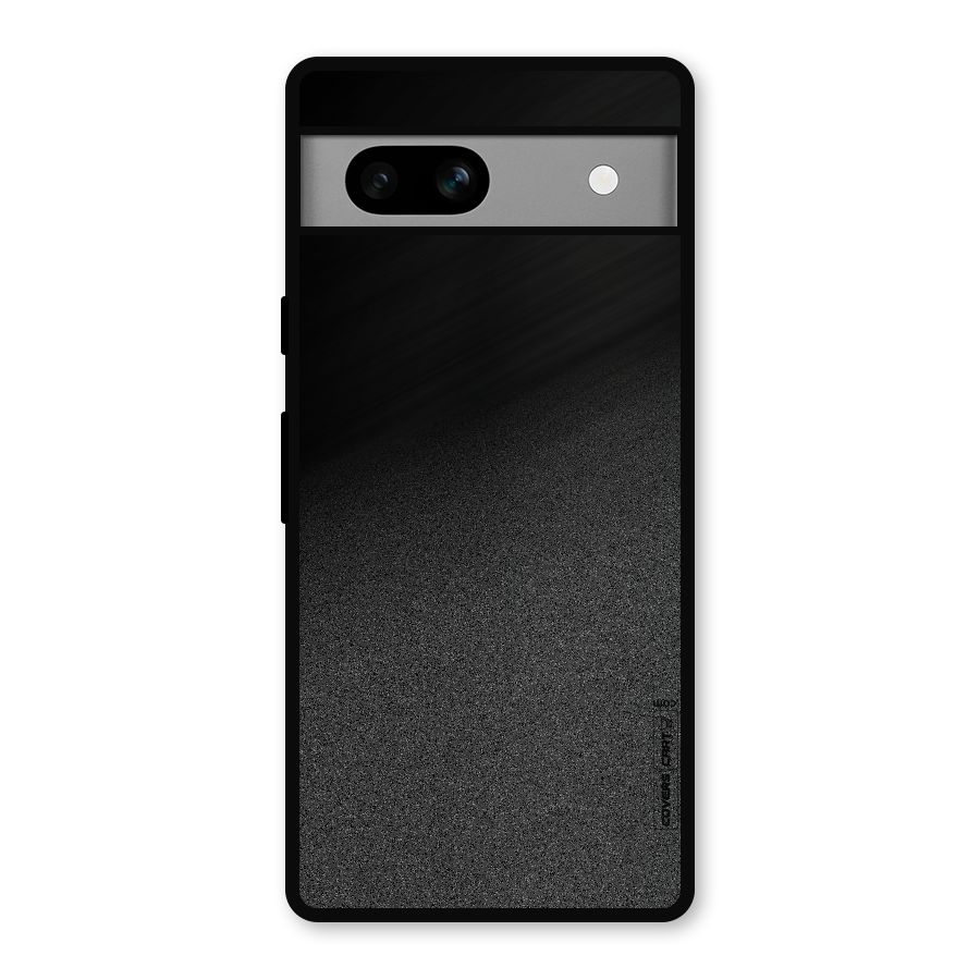 Black Grey Noise Fusion Metal Back Case for Google Pixel 7a