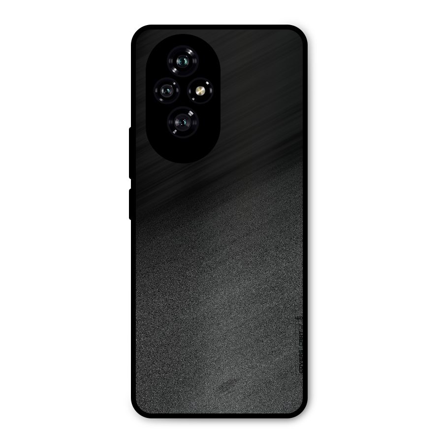 Black Grey Noise Fusion Metal Back Case for Honor 200