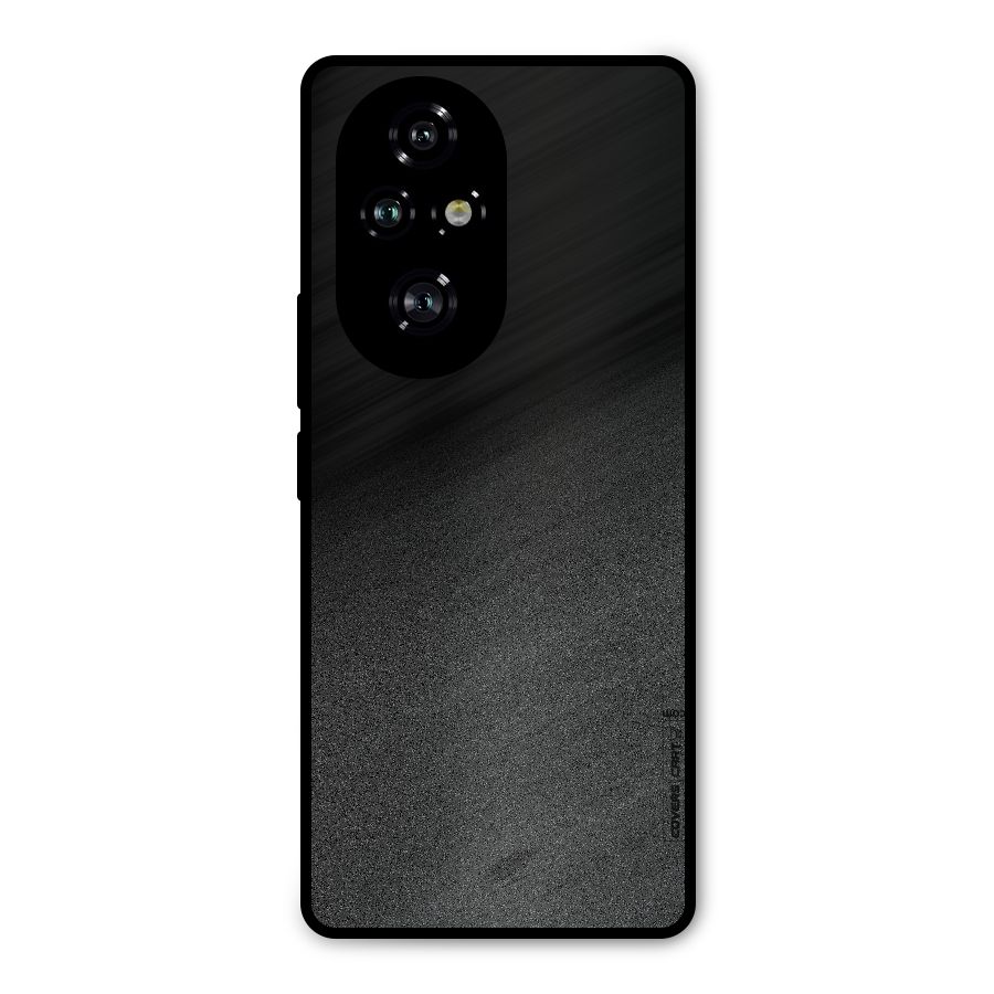 Black Grey Noise Fusion Metal Back Case for Honor 200 Pro