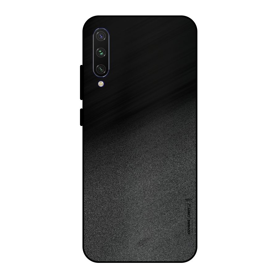Black Grey Noise Fusion Metal Back Case for Mi A3