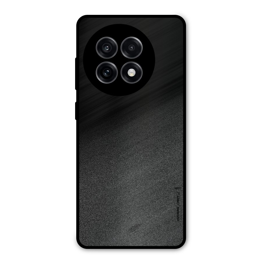 Black Grey Noise Fusion Metal Back Case for OnePlus 13R