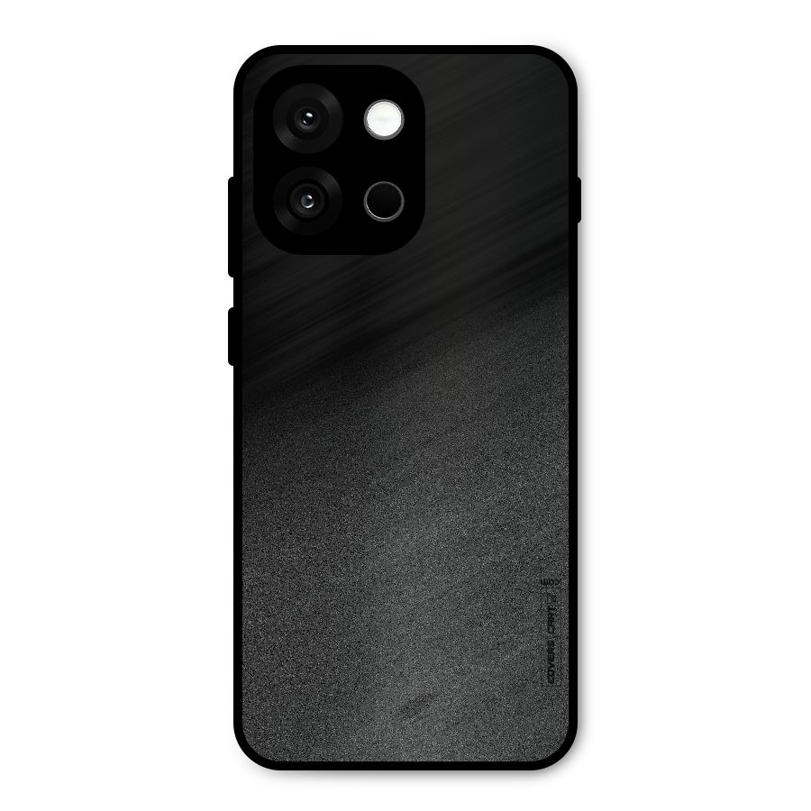 Black Grey Noise Fusion Metal Back Case for OnePlus 13s