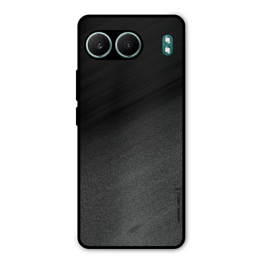 Black Grey Noise Fusion Metal Back Case for OnePlus Nord 4