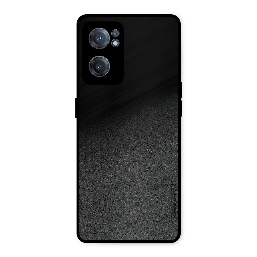 Black Grey Noise Fusion Metal Back Case for OnePlus Nord CE 2 5G