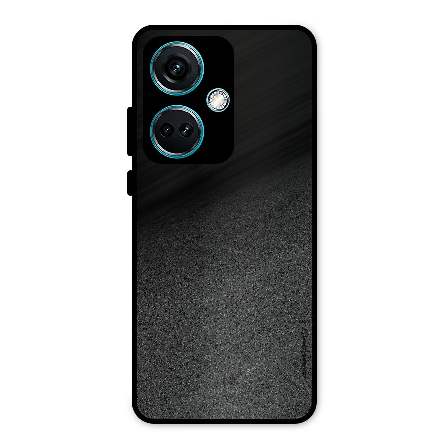 Black Grey Noise Fusion Metal Back Case for OnePlus Nord CE 3 5G