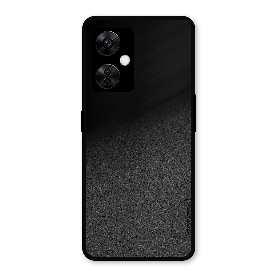 Black Grey Noise Fusion Metal Back Case for OnePlus Nord CE 3 Lite