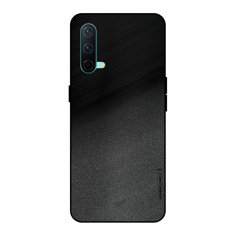 Black Grey Noise Fusion Metal Back Case for OnePlus Nord CE 5G
