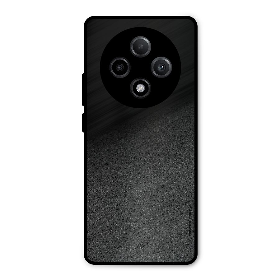 Black Grey Noise Fusion Metal Back Case for Oppo F27 Pro Plus