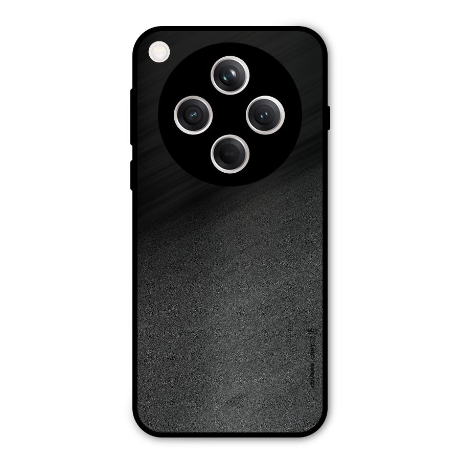 Black Grey Noise Fusion Metal Back Case for Oppo Find X8