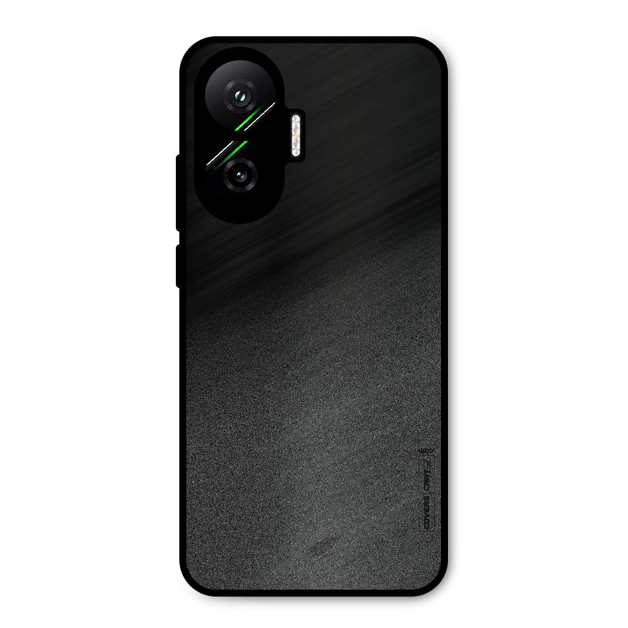 Black Grey Noise Fusion Metal Back Case for Poco F7