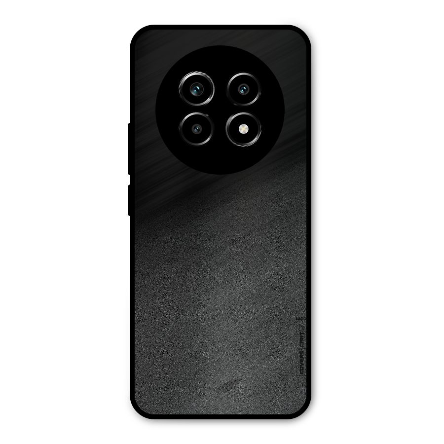 Black Grey Noise Fusion Metal Back Case for Realme 13 Pro