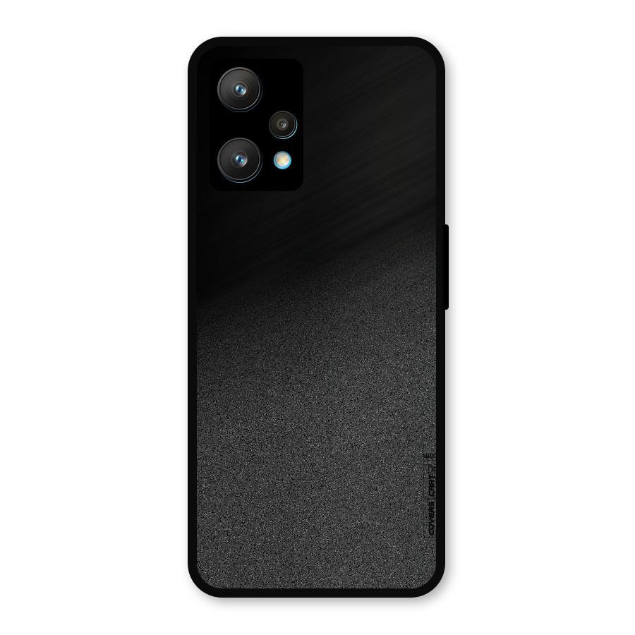 Black Grey Noise Fusion Metal Back Case for Realme 9 Pro Plus 5G