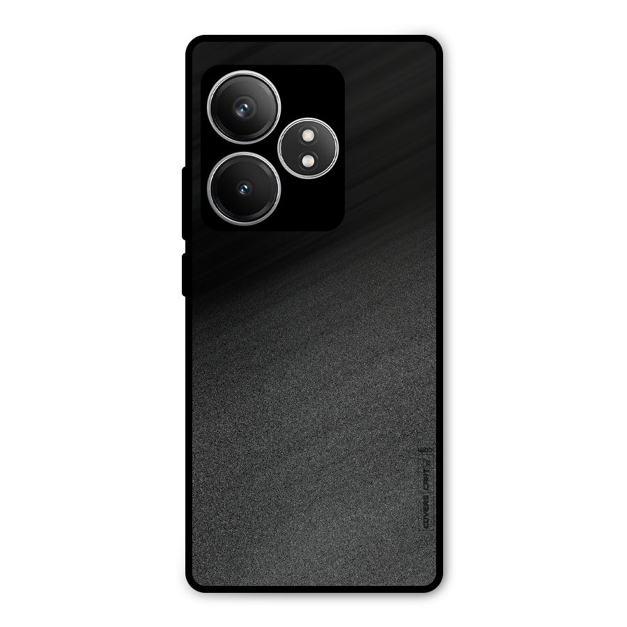 Black Grey Noise Fusion Metal Back Case for Realme GT 6T
