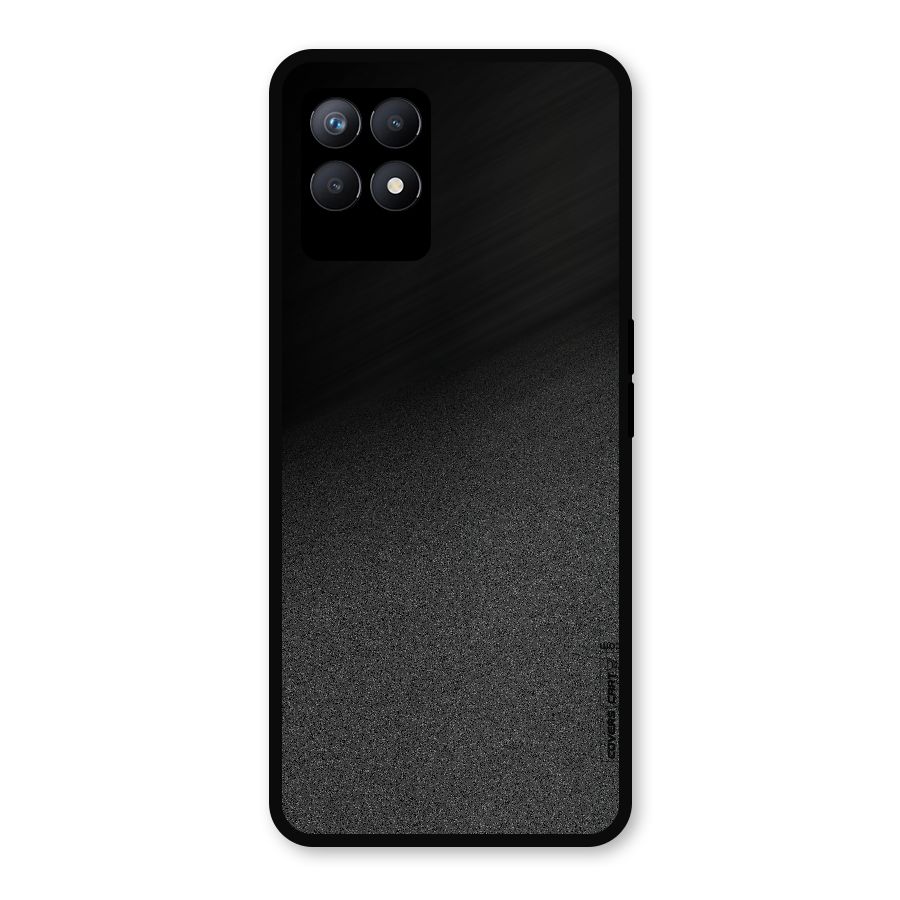 Black Grey Noise Fusion Metal Back Case for Realme Narzo 50