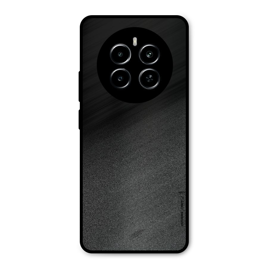 Black Grey Noise Fusion Metal Back Case for Realme P1