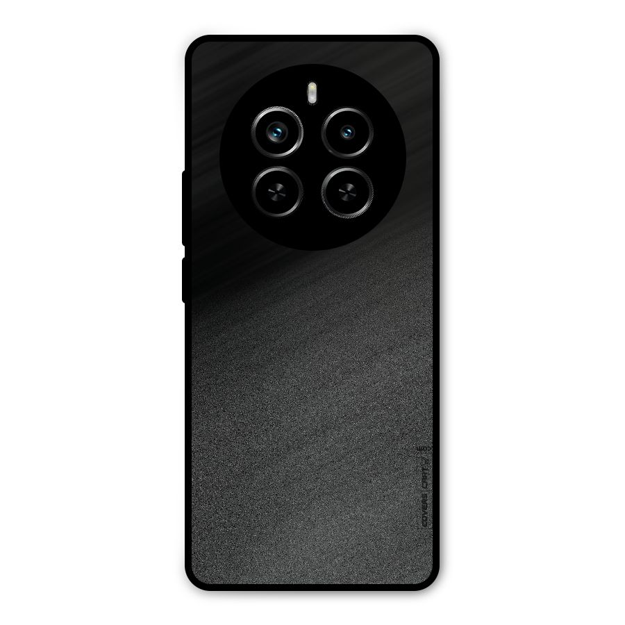 Black Grey Noise Fusion Metal Back Case for Realme P1 Pro