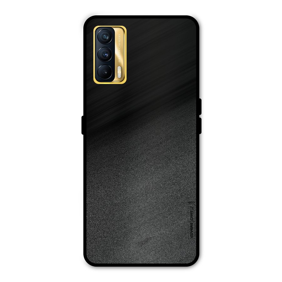 Black Grey Noise Fusion Metal Back Case for Realme X7