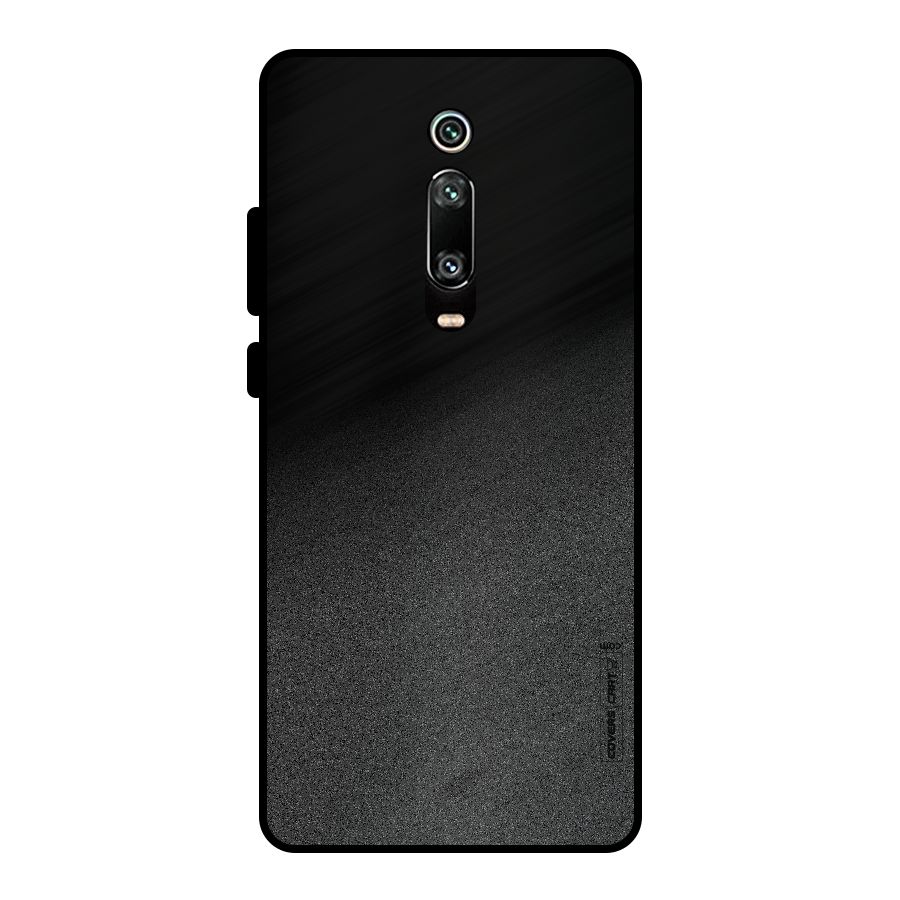 Black Grey Noise Fusion Metal Back Case for Redmi K20