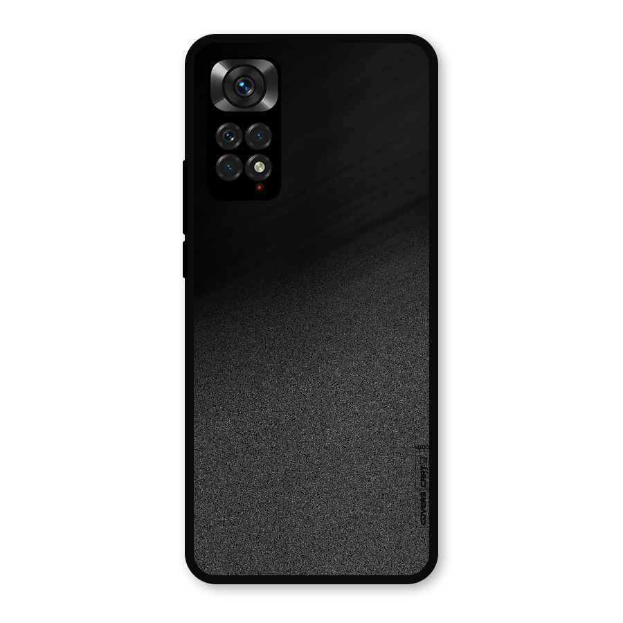 Black Grey Noise Fusion Metal Back Case for Redmi Note 11s