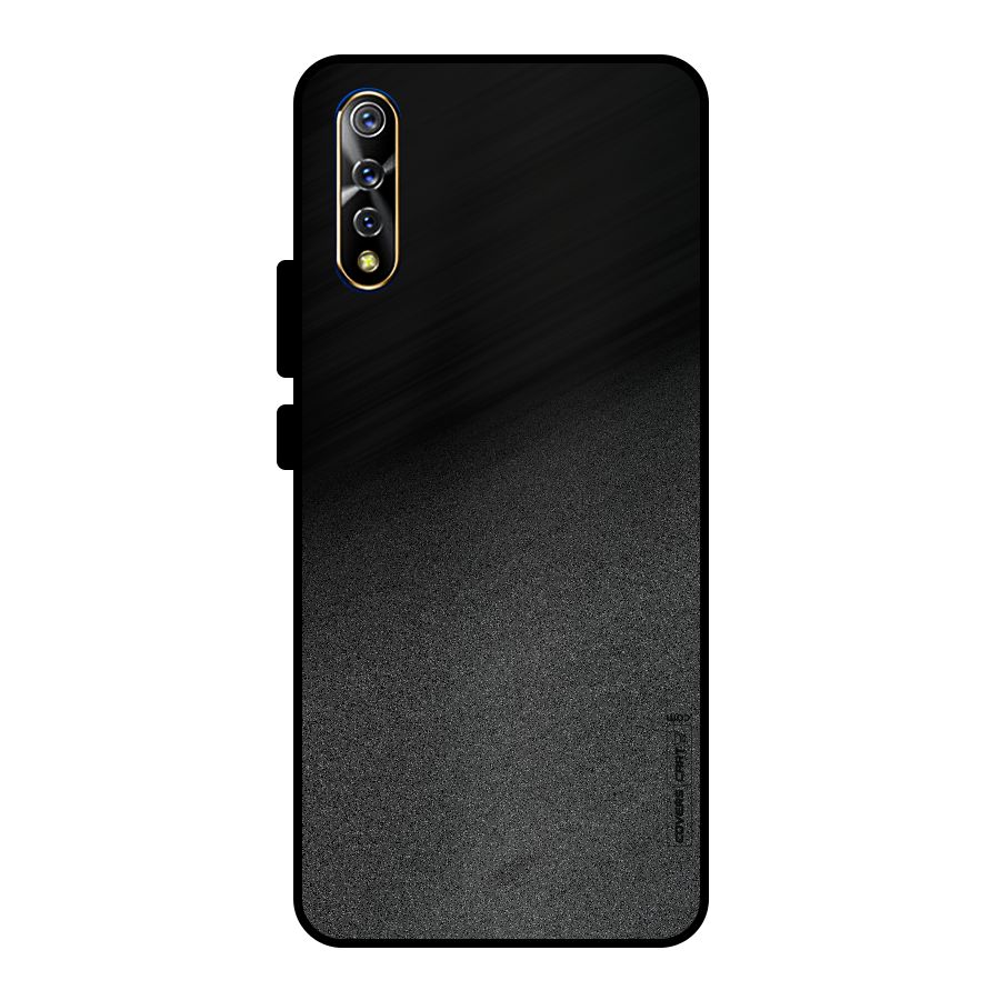 Black Grey Noise Fusion Metal Back Case for Vivo S1