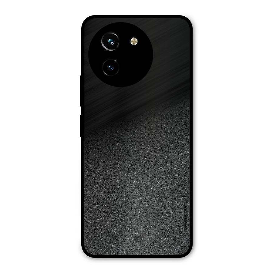Black Grey Noise Fusion Metal Back Case for Vivo T3x