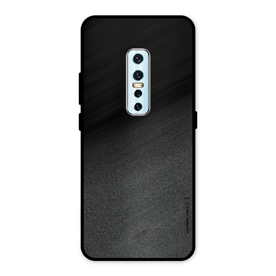 Black Grey Noise Fusion Metal Back Case for Vivo V17 Pro