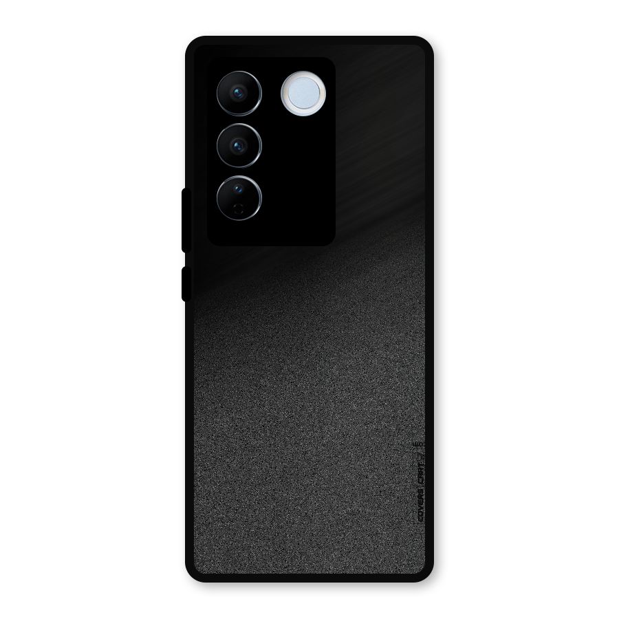Black Grey Noise Fusion Metal Back Case for Vivo V27