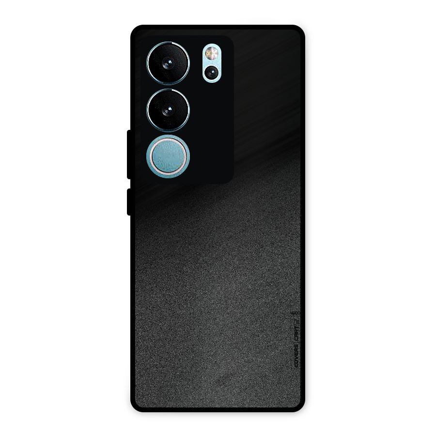 Black Grey Noise Fusion Metal Back Case for Vivo V29 Pro