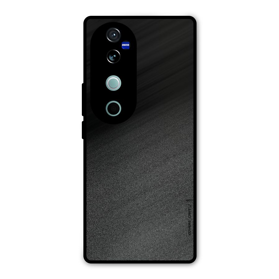 Black Grey Noise Fusion Metal Back Case for Vivo V40
