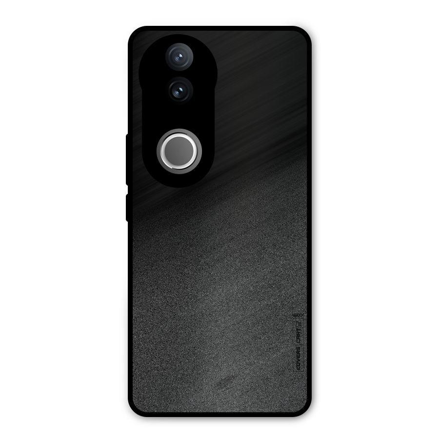 Black Grey Noise Fusion Metal Back Case for Vivo V50e