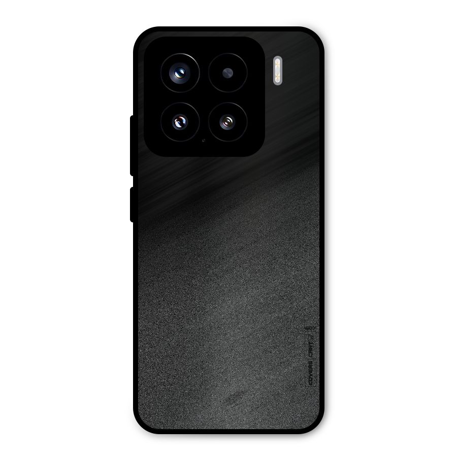 Black Grey Noise Fusion Metal Back Case for Xiaomi 15
