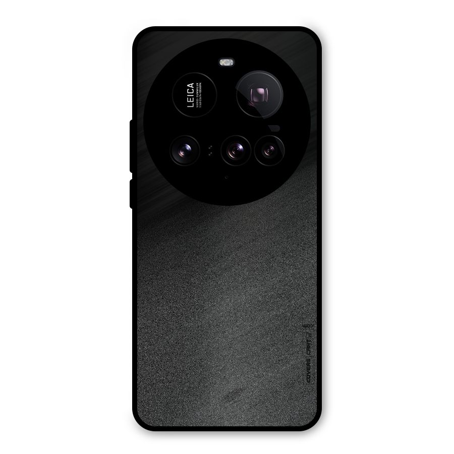 Black Grey Noise Fusion Metal Back Case for Xiaomi 15 Ultra