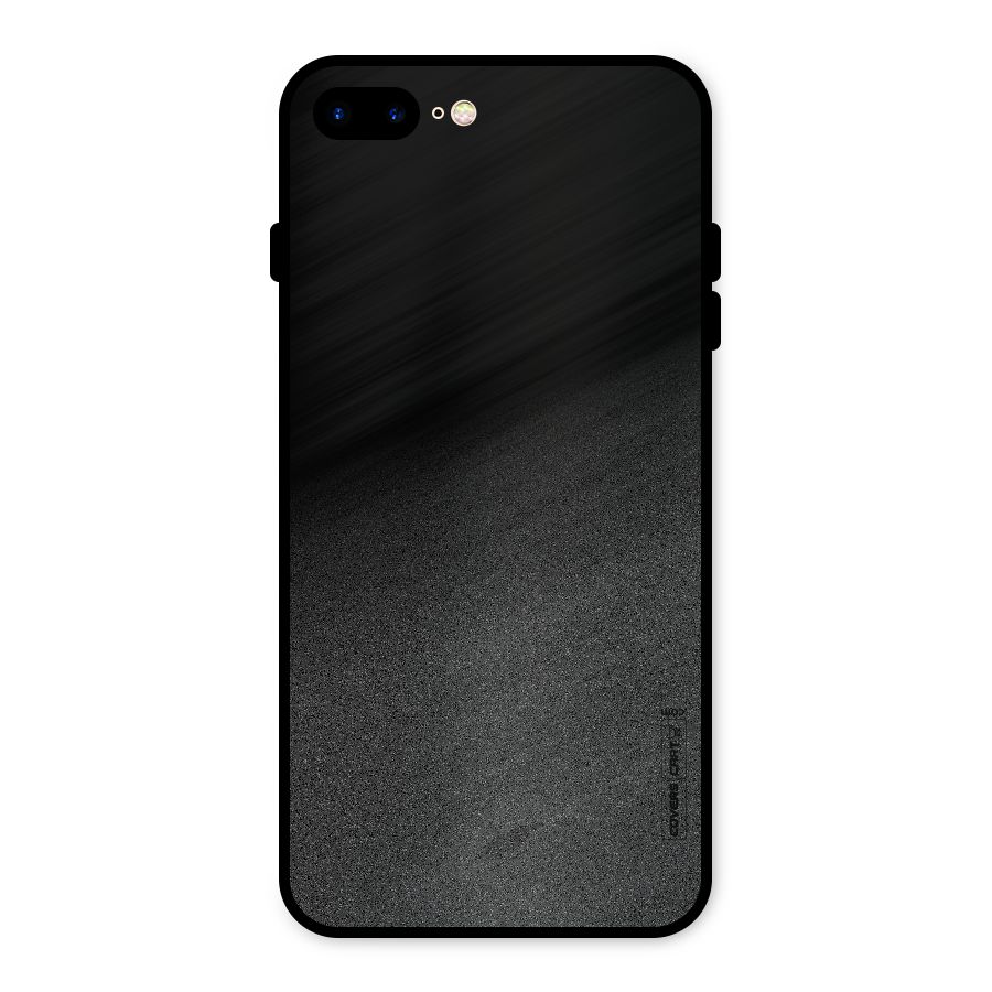 Black Grey Noise Fusion Metal Back Case for iPhone 7 Plus