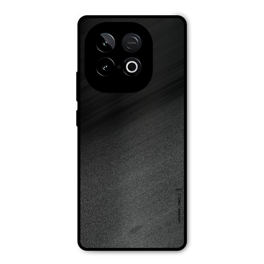 Black Grey Noise Fusion Metal Back Case for iQOO Neo 10