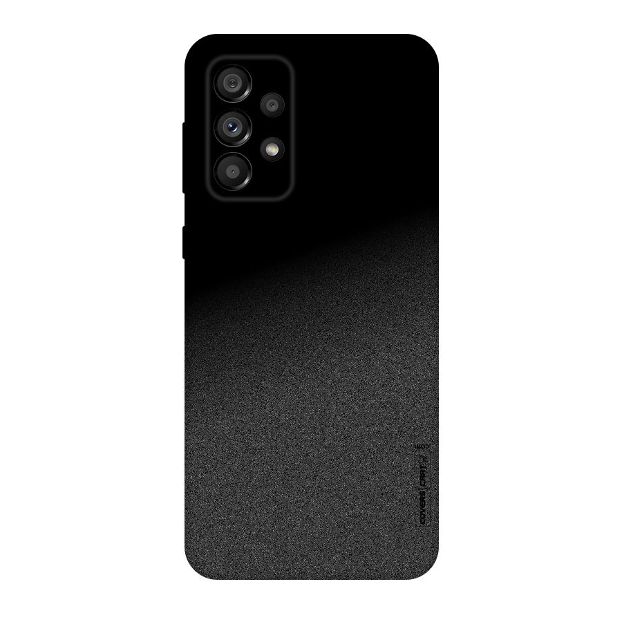 Black Grey Noise Fusion Original Polycarbonate Back Case for Galaxy A73 5G