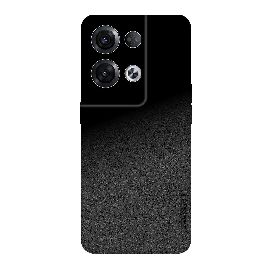 Black Grey Noise Fusion Original Polycarbonate Back Case for Oppo Reno8 Pro 5G