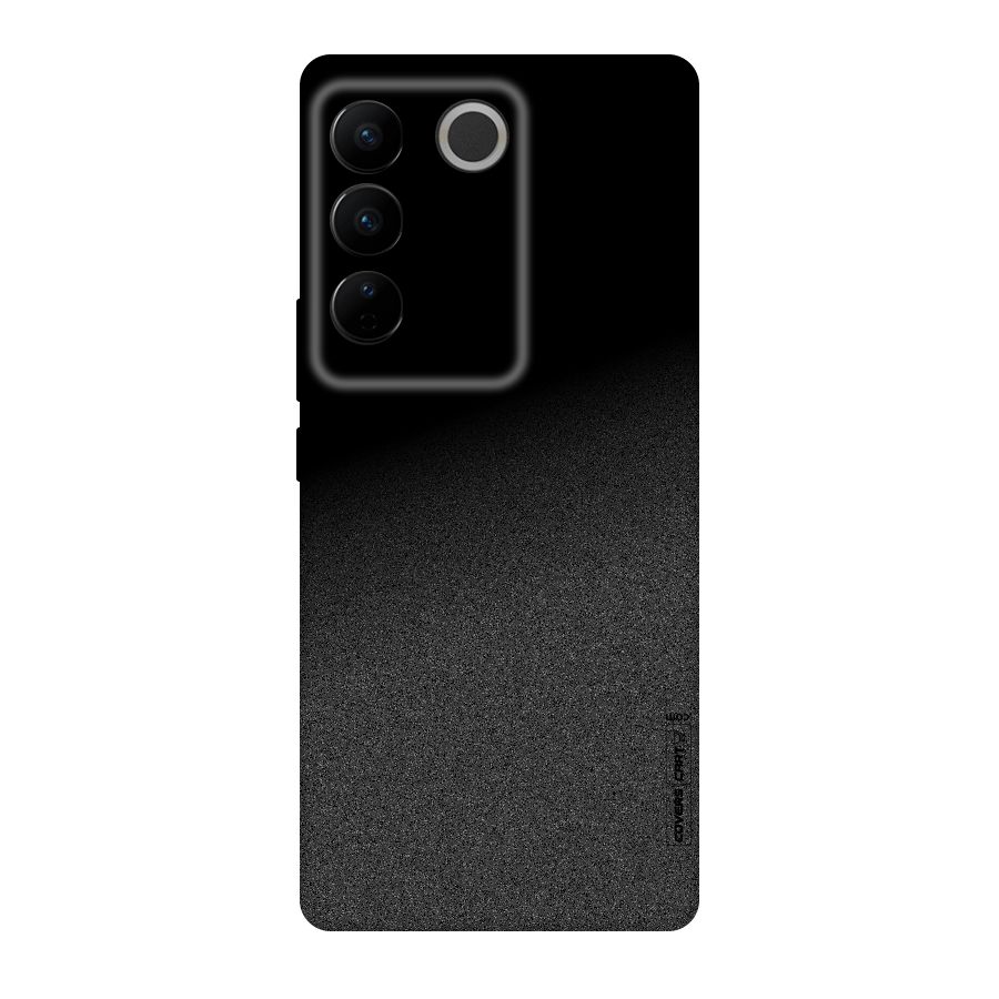 Black Grey Noise Fusion Original Polycarbonate Back Case for Vivo V27