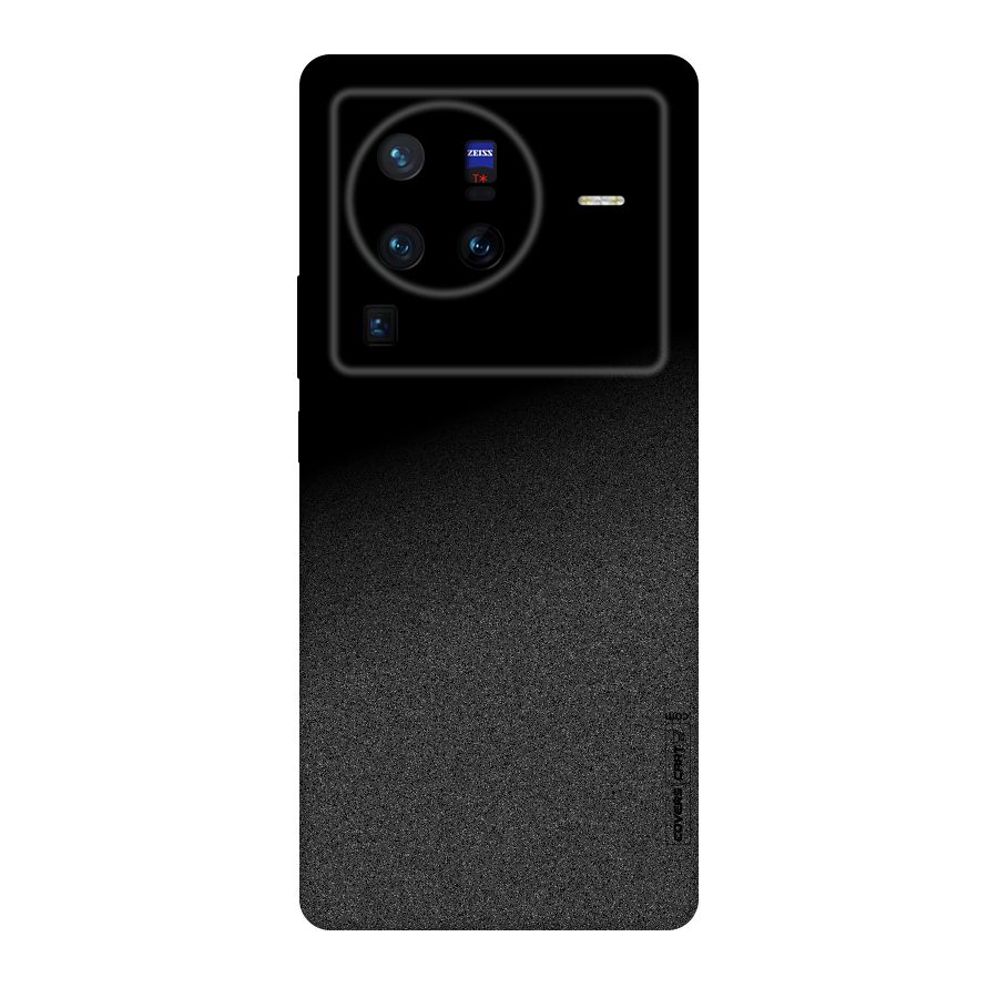 Black Grey Noise Fusion Original Polycarbonate Back Case for Vivo X80