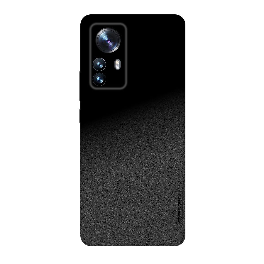 Black Grey Noise Fusion Original Polycarbonate Back Case for Xiaomi 12 Pro