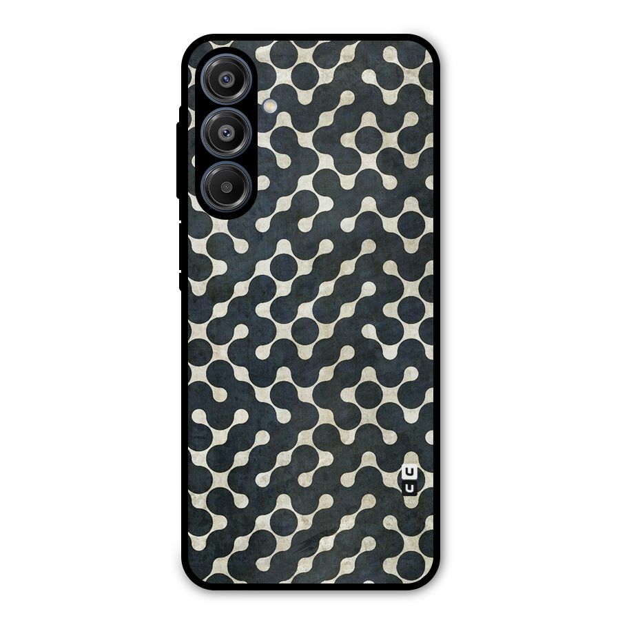 Black Maze Design Metal Back Case for Galaxy A16 5G