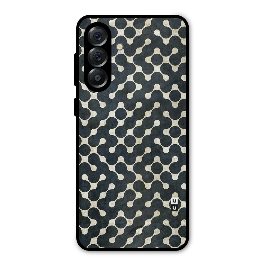 Black Maze Design Metal Back Case for Galaxy A36