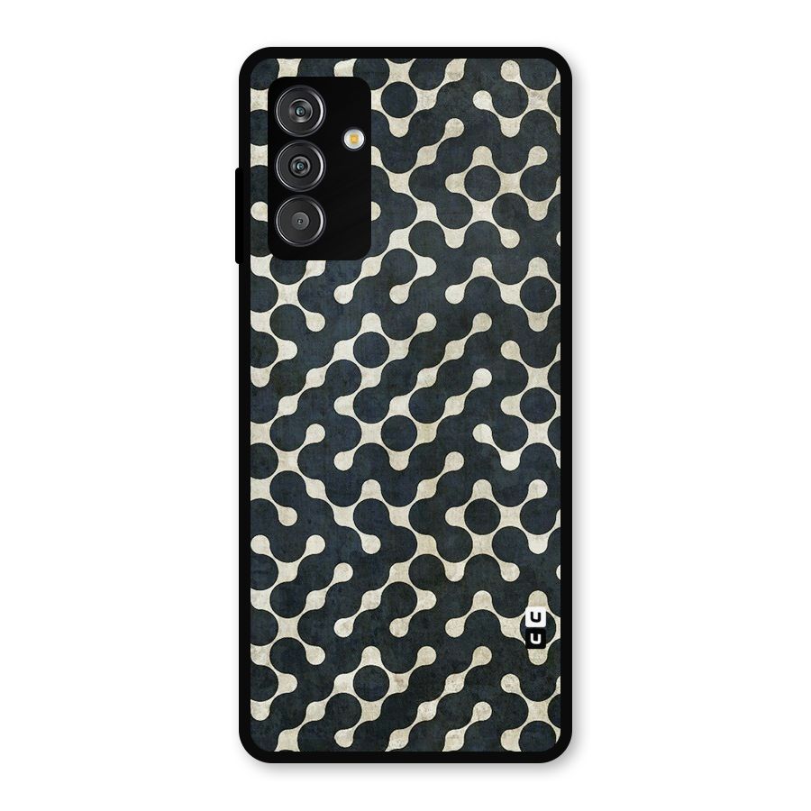 Black Maze Design Metal Back Case for Galaxy F13
