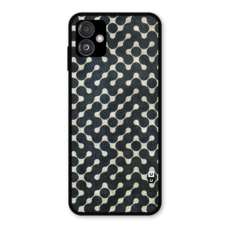 Black Maze Design Metal Back Case for Galaxy F14