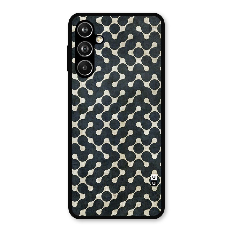 Black Maze Design Metal Back Case for Galaxy F54