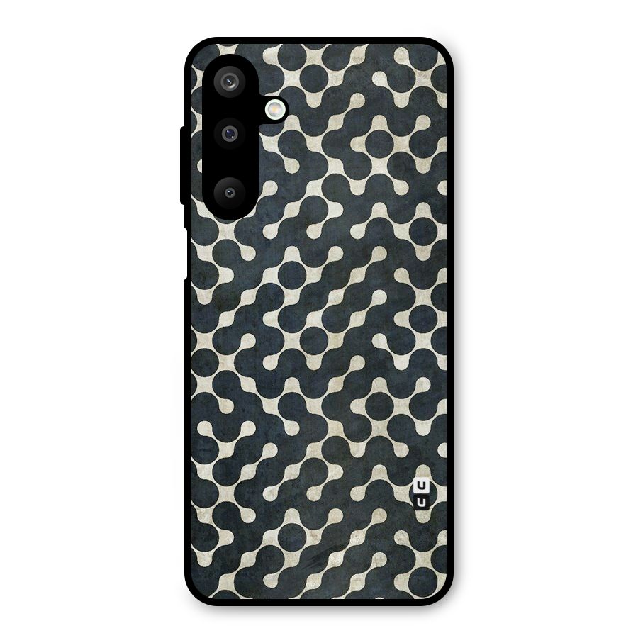 Black Maze Design Metal Back Case for Galaxy M16