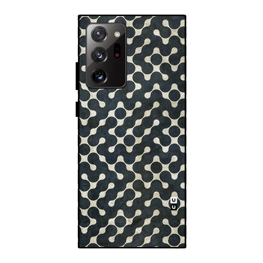 Black Maze Design Metal Back Case for Galaxy Note 20 Ultra
