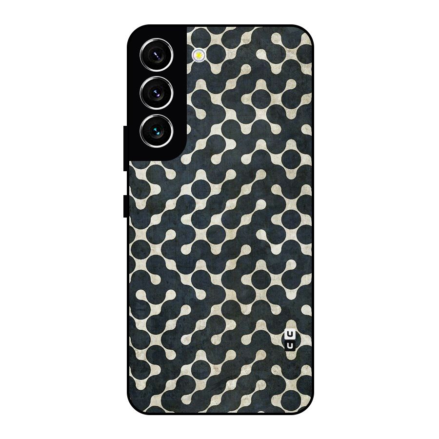 Black Maze Design Metal Back Case for Galaxy S22 5G
